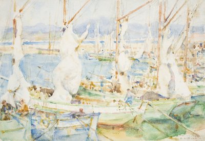 St. Tropez, 1927 von Henry Scott Tuke